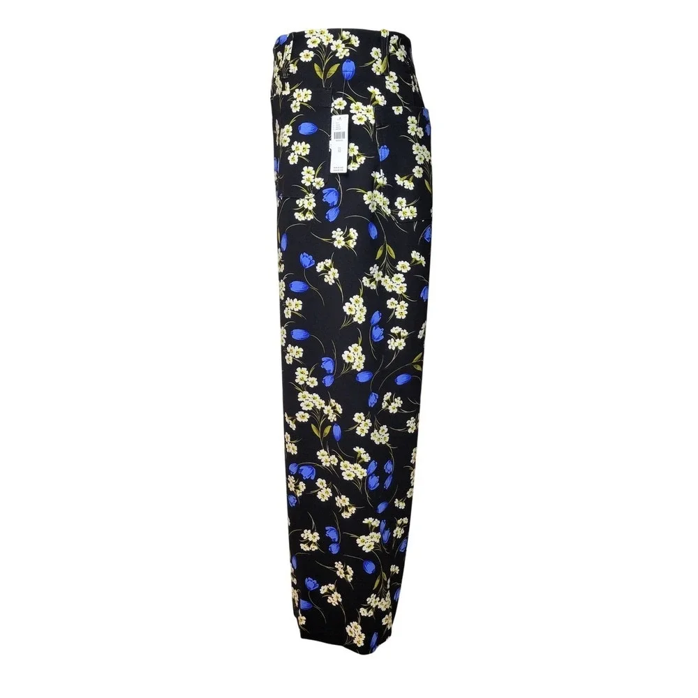 Anthropologie Maeve The Colette Floral Wide Leg Crop Pants 32 NWT Boho Summer